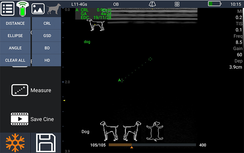 veterinary wireless ultrasound scanner probe,cardiac handheld scannerq7vet7